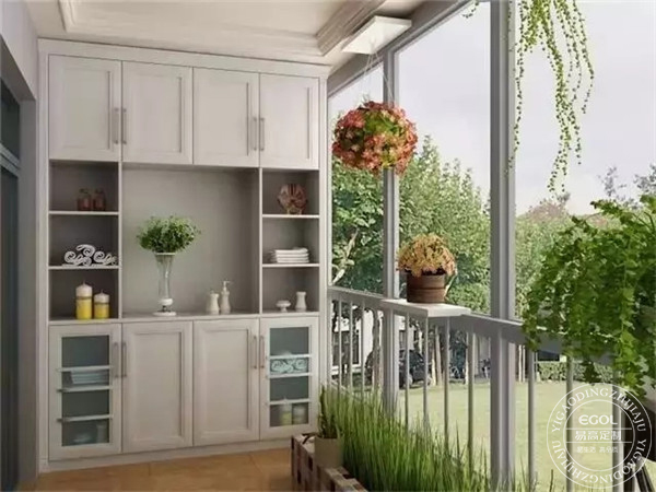 陽臺可以怎樣定制收納柜？